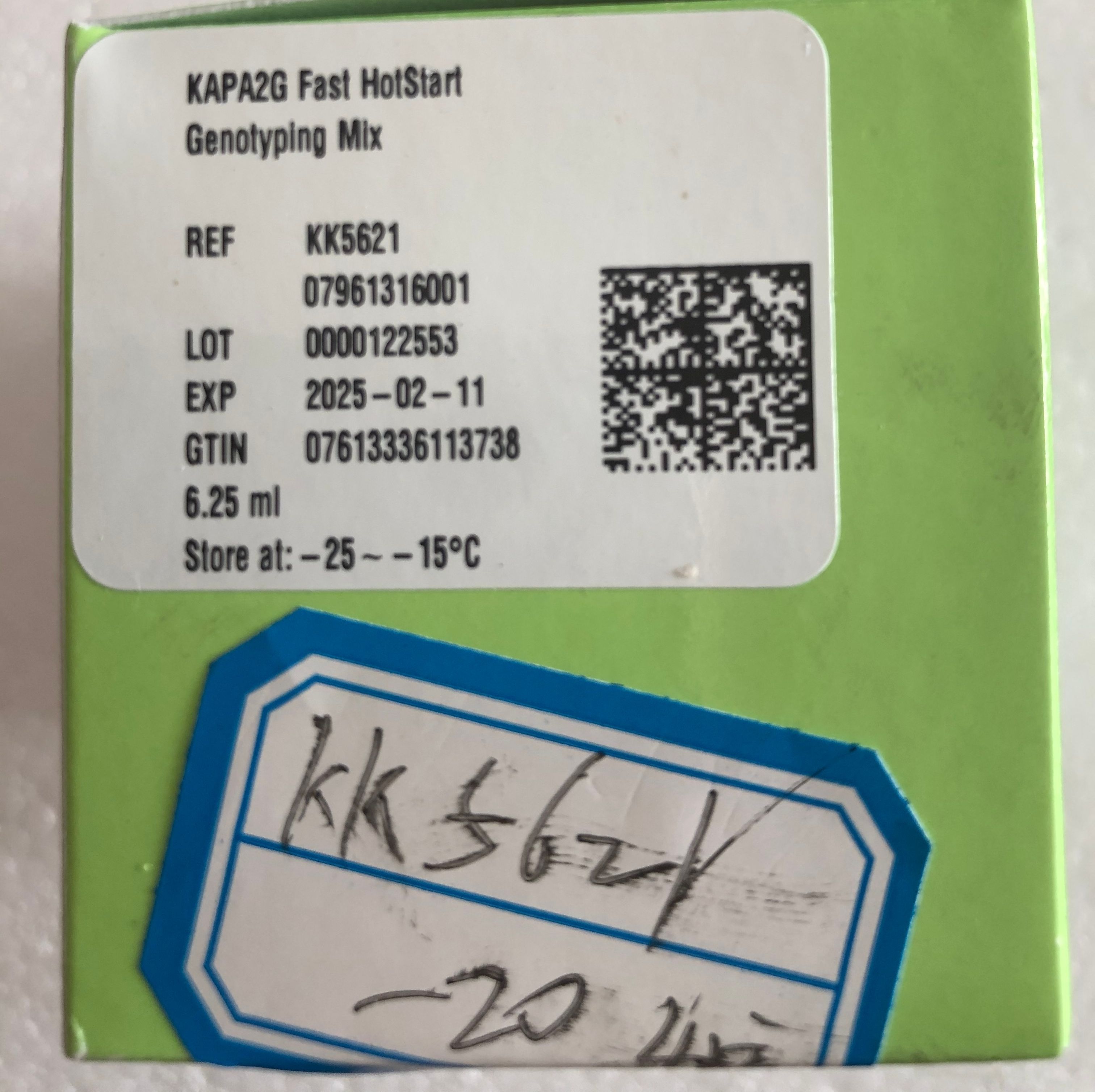 KaPa货号KK5621 KaPa2G快速热启动基因分型Mix上海睿安生物13611631389