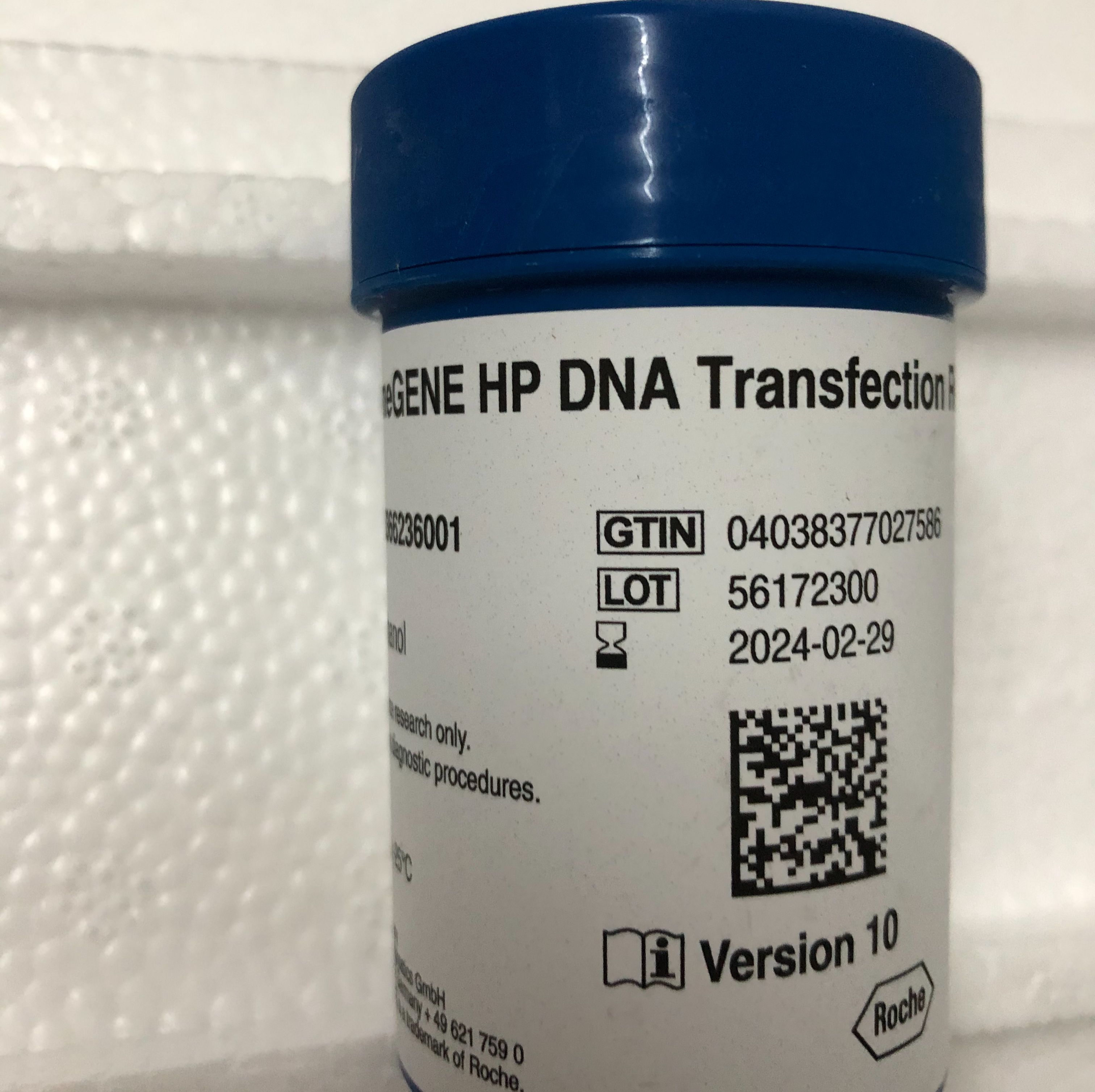 Roche 6366236001 X-tremeGENE HP DNA转染试剂13611631389上海睿安生物