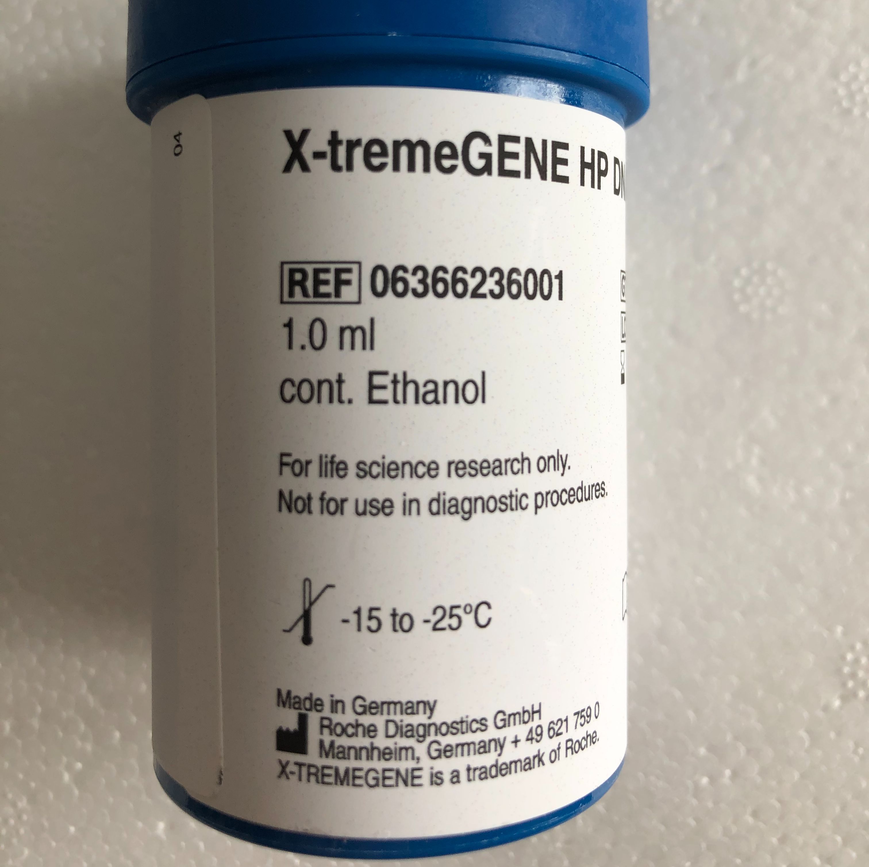Roche 6366244001 X-tremeGENE HP DNA转染试剂13611631389上海睿安生物