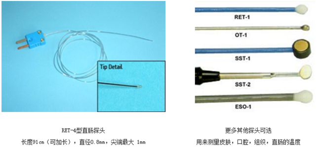 大小鼠组织温度测量探头，动物组织温度测量仪