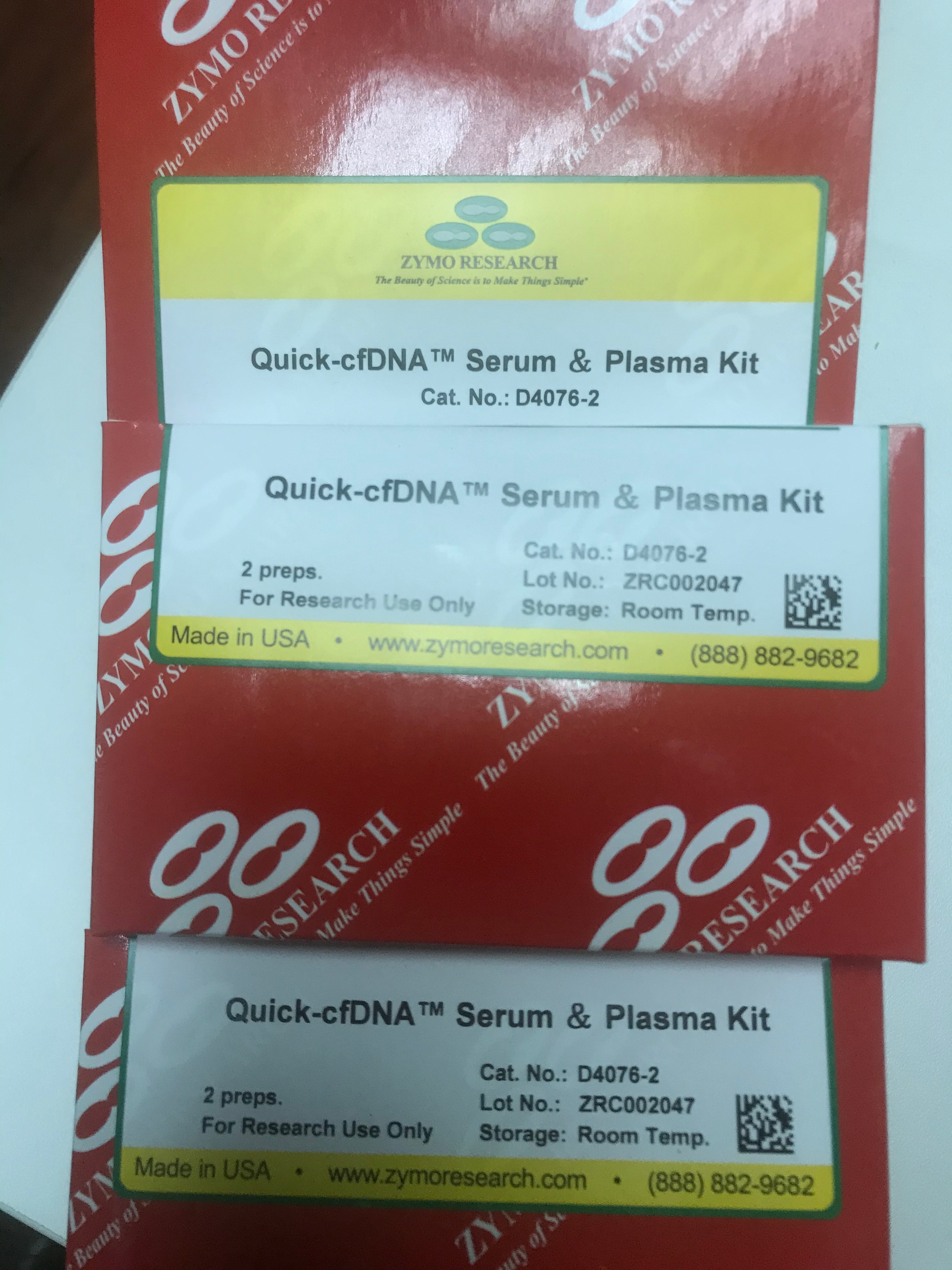Zymo Research D4076游离DNA核酸提取13