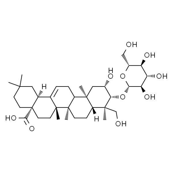 贝萼皂苷元-3- O-β-D-吡喃葡萄糖苷 HPLC≥98%