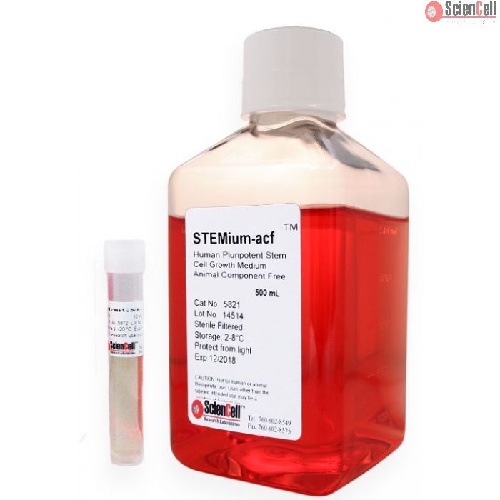 Sciencell 5821 STEMium® 人类多能干细胞生长培养基-不含动物成分 现货特价