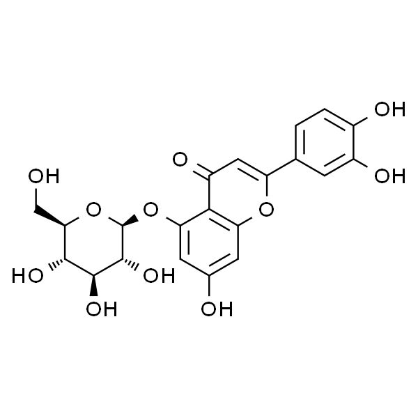 木犀草素-5-O-葡萄糖苷,分析标准品,HPLC≥98%