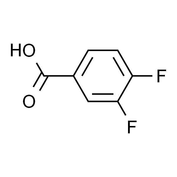 3,4-Difluorobenzoic acid，98%（GC） 