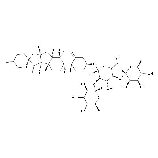 偏诺皂苷元-3-O-α-L-吡喃鼠李糖-（1→4）[α-L-吡喃鼠李糖基]（1→2）-β-D-葡萄糖