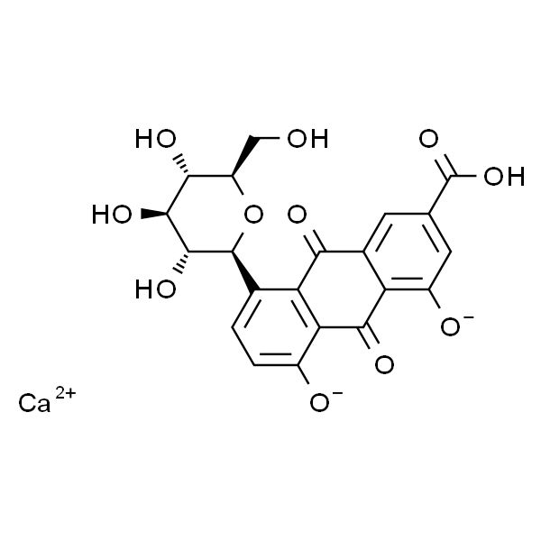大黄酸-8-O-β-D-葡萄糖苷 HPLC≥98%