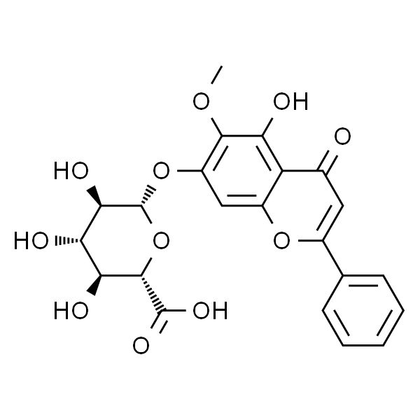 千层纸素A-7-0-β-D-葡萄糖醛酸苷 HPLC≥98%