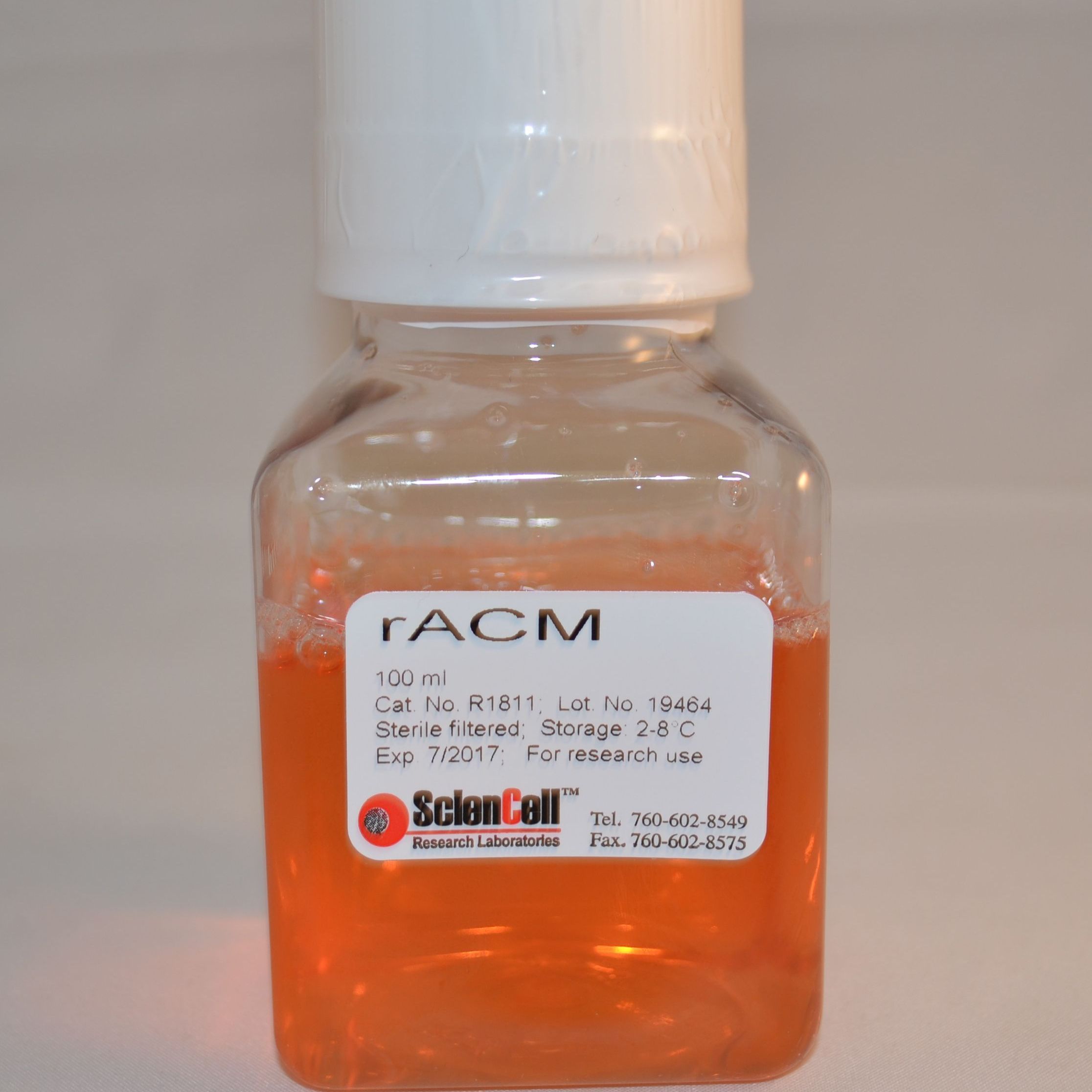 Sciencell R1811 大鼠星形胶质细胞条件培养基 Rat ACM 现货特价
