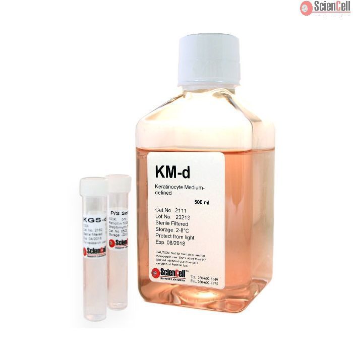 Sciencell 2111 角质细胞培养基（确定）-serum free KM-d 现货特价