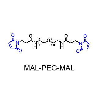 马来酰亚胺-PEG-马来酰亚胺，MAL-PEG-MAL，聚乙二醇，试剂