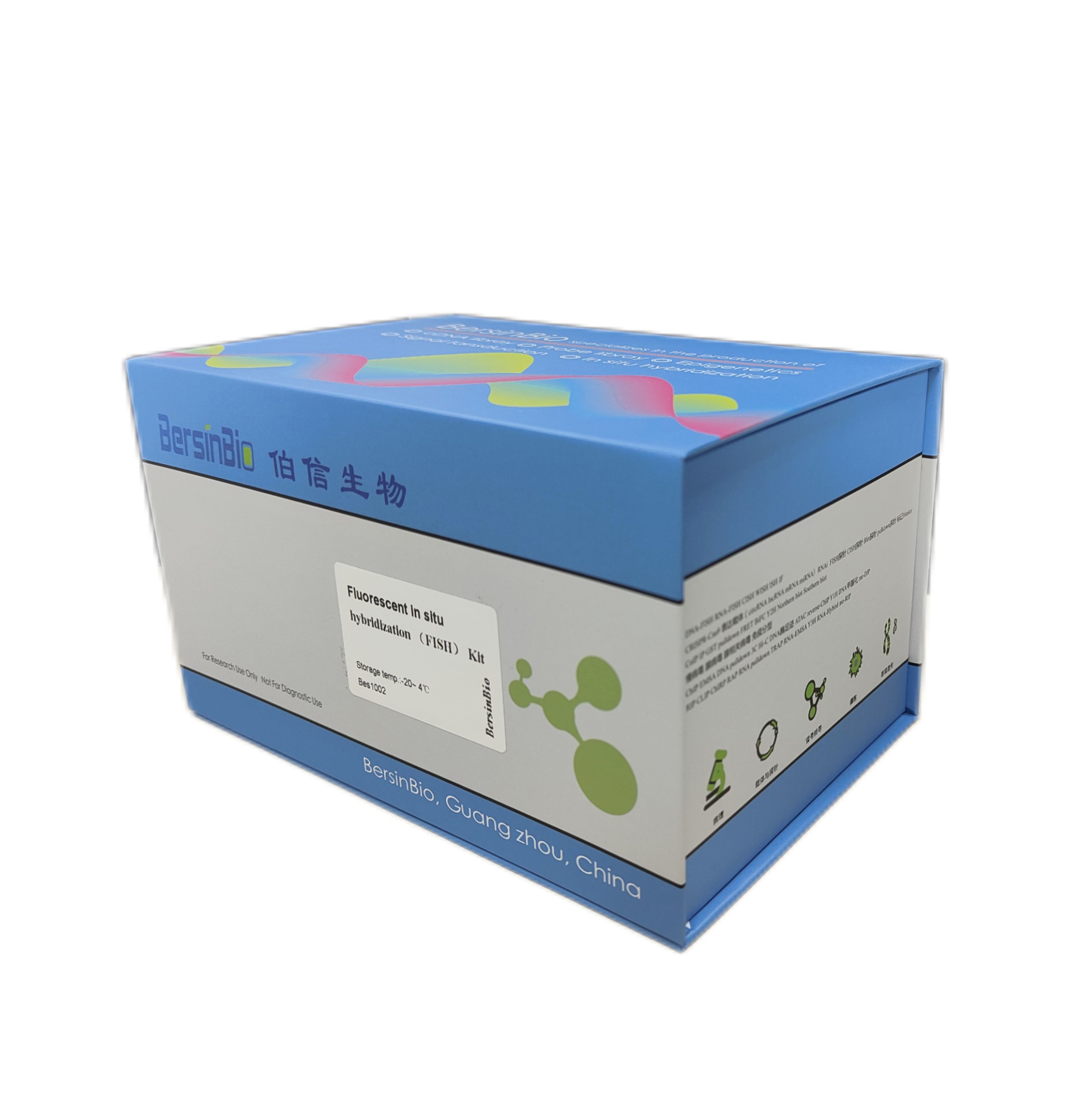 RNA荧光原位杂交(RNA-FISH)试剂盒（RNA-FISH(长链) Kit，100T）