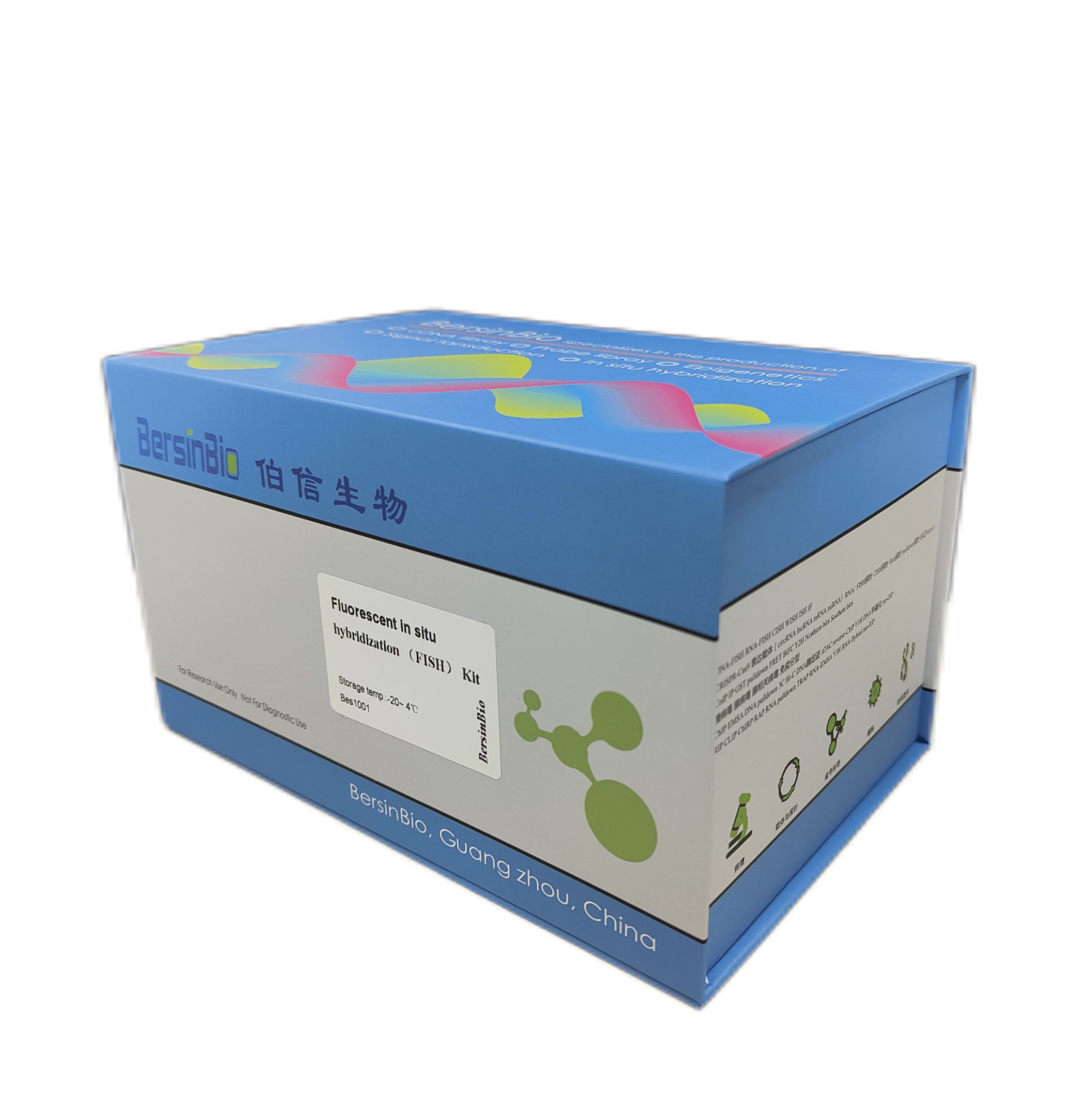 RNA荧光原位杂交(RNA-FISH)试剂盒（RNA-FISH(短链) Kit，30T）