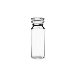 Deactivated Clear Glass 12 x 32 mm Snap Neck Vial, 2 mL Volume, 100/pk