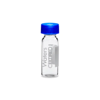 LCGC Certified Clear Glass 12 x 32 mm Screw Neck Vial, with Cap and PTFE/Silicone Septum, 2 mL Volume, 100/pk
