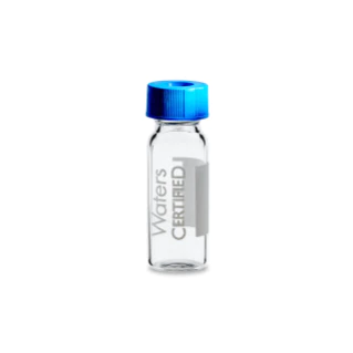 LCMS Certified Clear Glass 12 x 32 mm Screw Neck Vial, with Cap and Preslit PTFE/Silicone Septum, 2 mL Volume, 100/pk