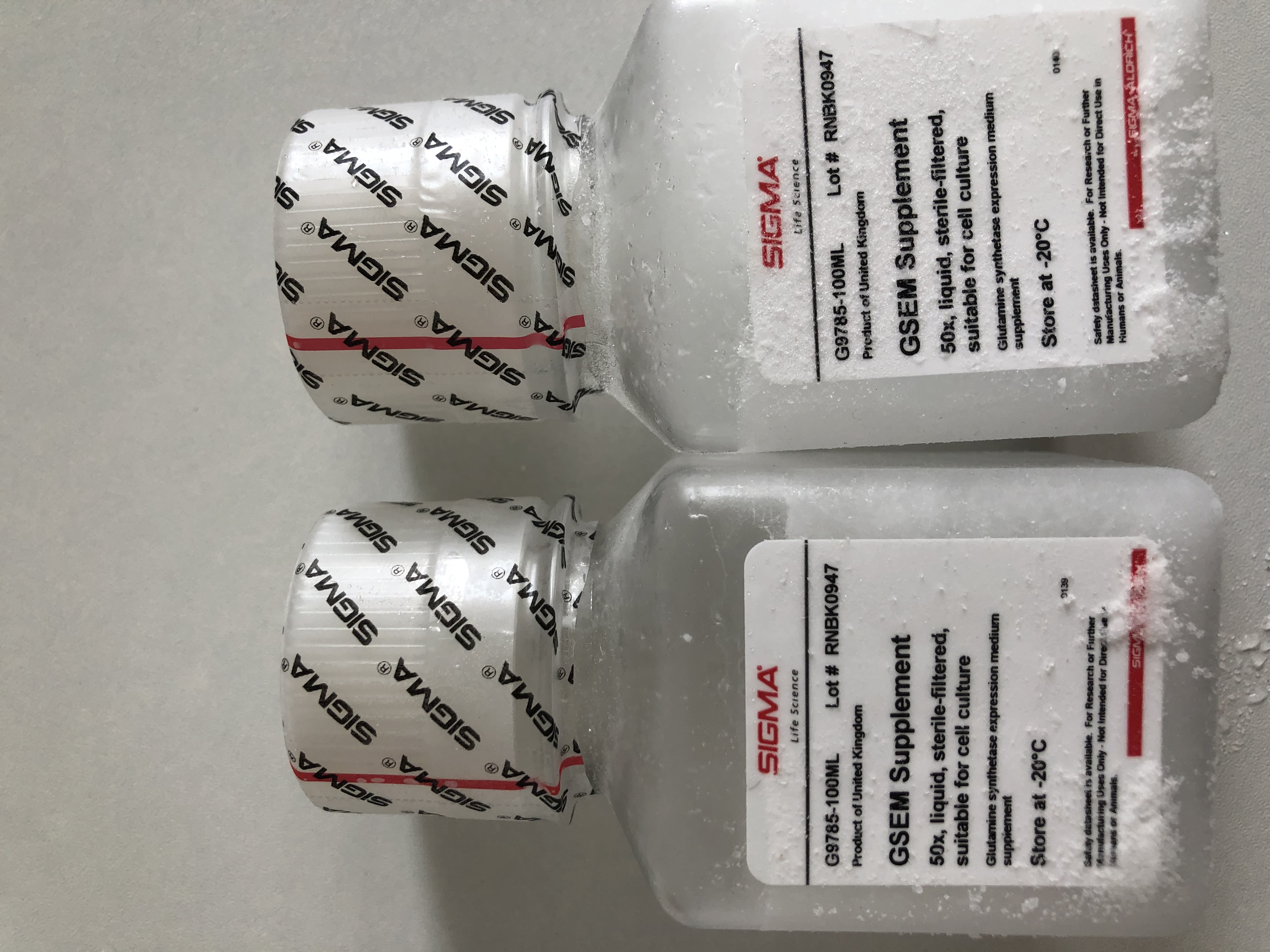 畅销供应Sigma货号G9785-100ml现货GSEM补充