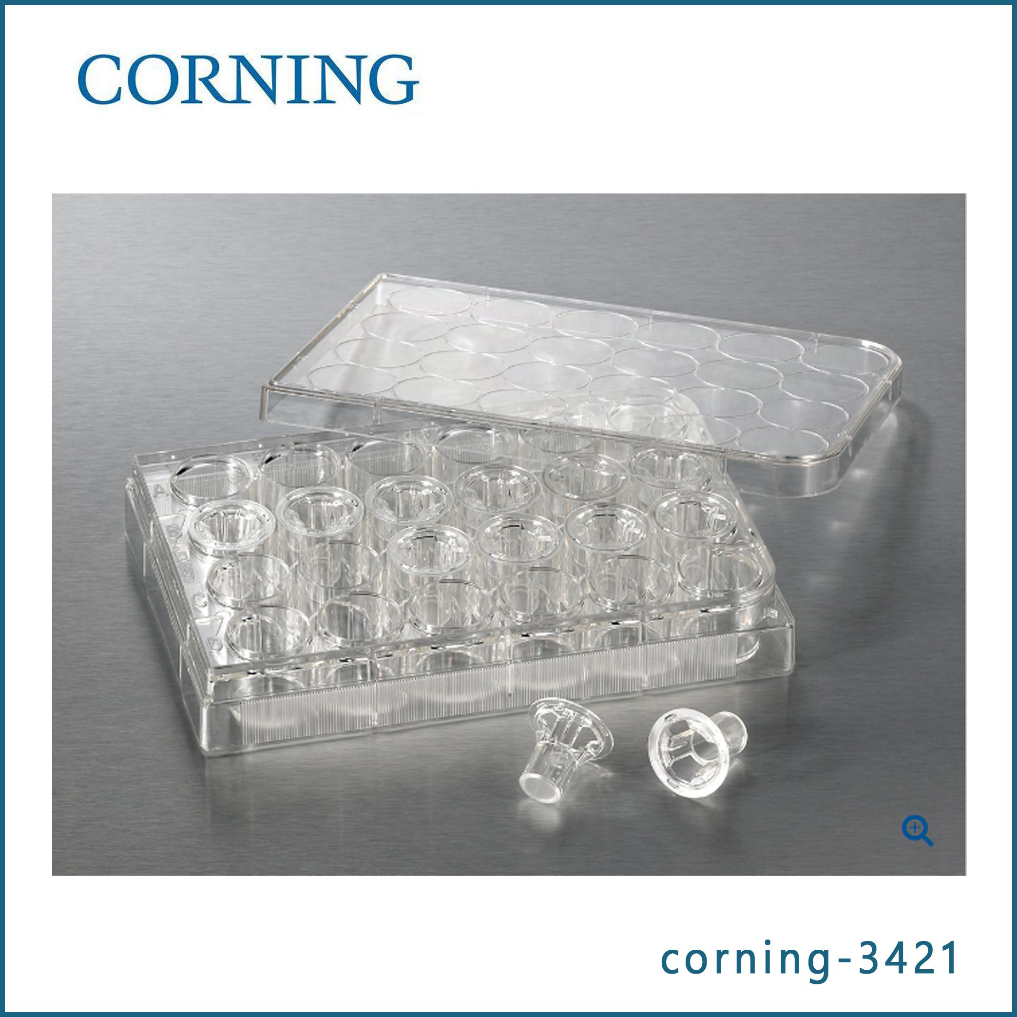 康宁Corning 3421 Transwell嵌套 (带聚碳酸脂膜6.5mm 5.0um)