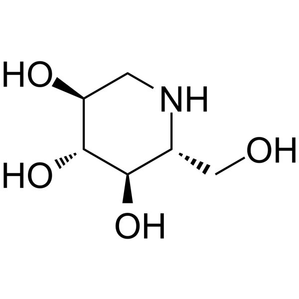 1-脱氧野尻霉素对照品，cas号19130-96-2