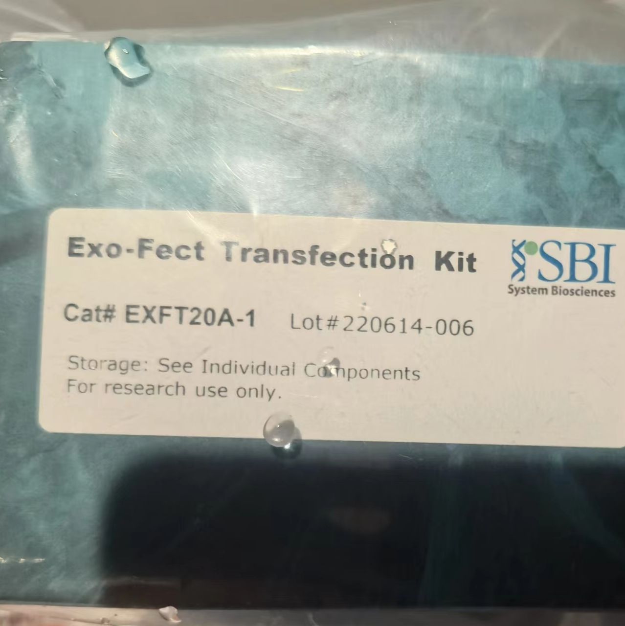 SBI,EXFT10A-1/  EXFT20A-1,Exo-FectTM Exosome Transfection Kit核酸导入exsome