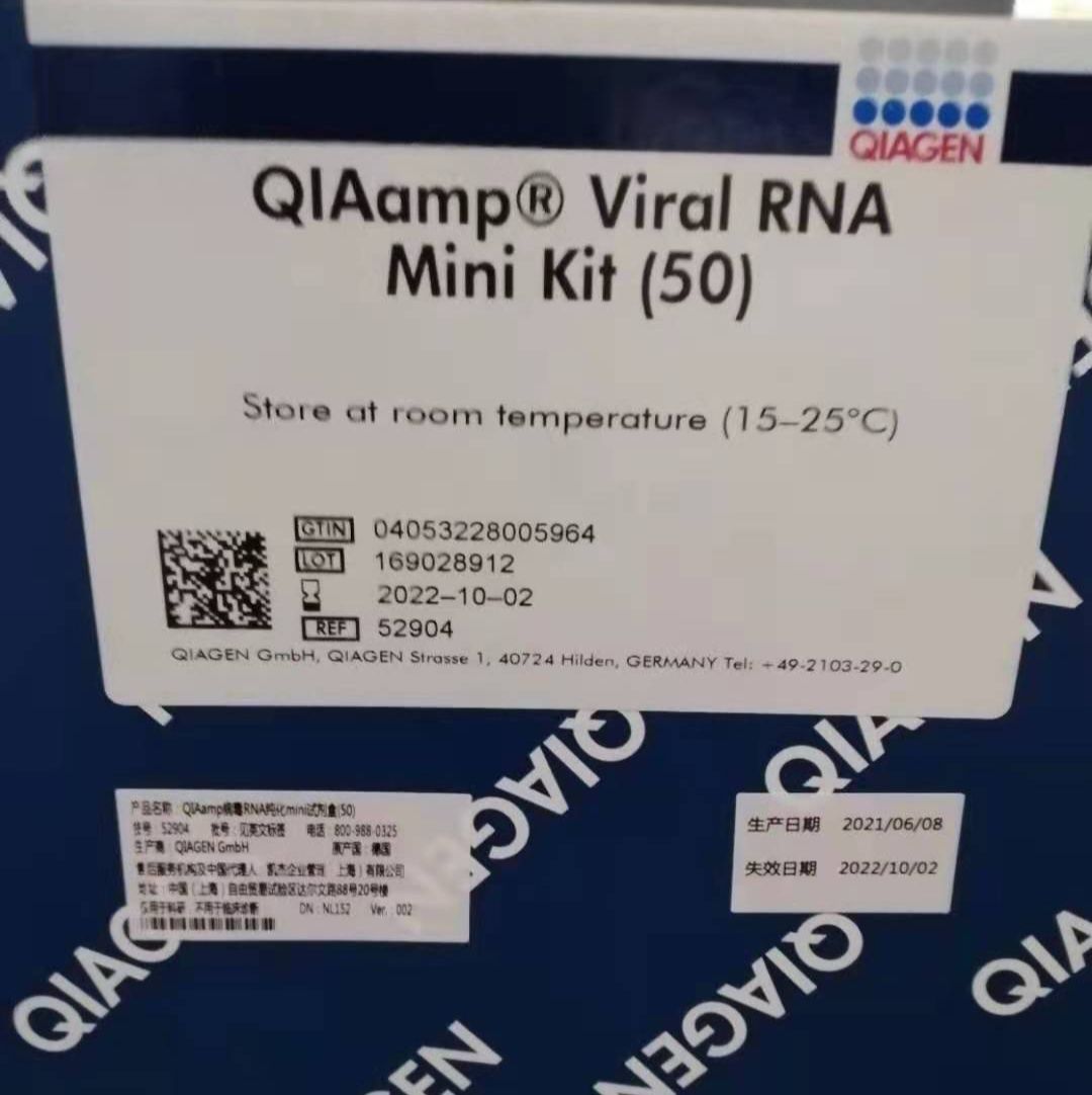  52904 凯杰 QIAGEN  QIAamp Viral RNA Mini Kit（病毒RNA纯化试剂盒）