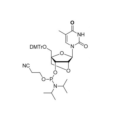 LNA-T phosphoramidite【5'-O-(4, 4'-dimethoxytrityl)-2'-O-4'-C-Locked-thymidine-3'-cyanoethyl Phosphoramidite】