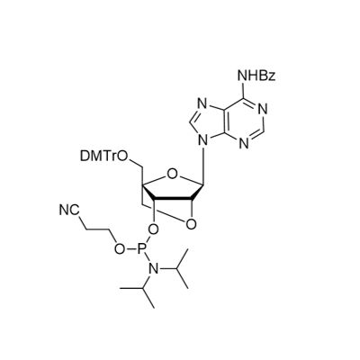LNA-A(Bz) phosphoramidite【N6-benzoyl-5'-O-(4, 4'-dimethoxytrityl)-2'-O-4'-C-Locked-adenosine-3'-cyanoethyl Phosphoramidite】