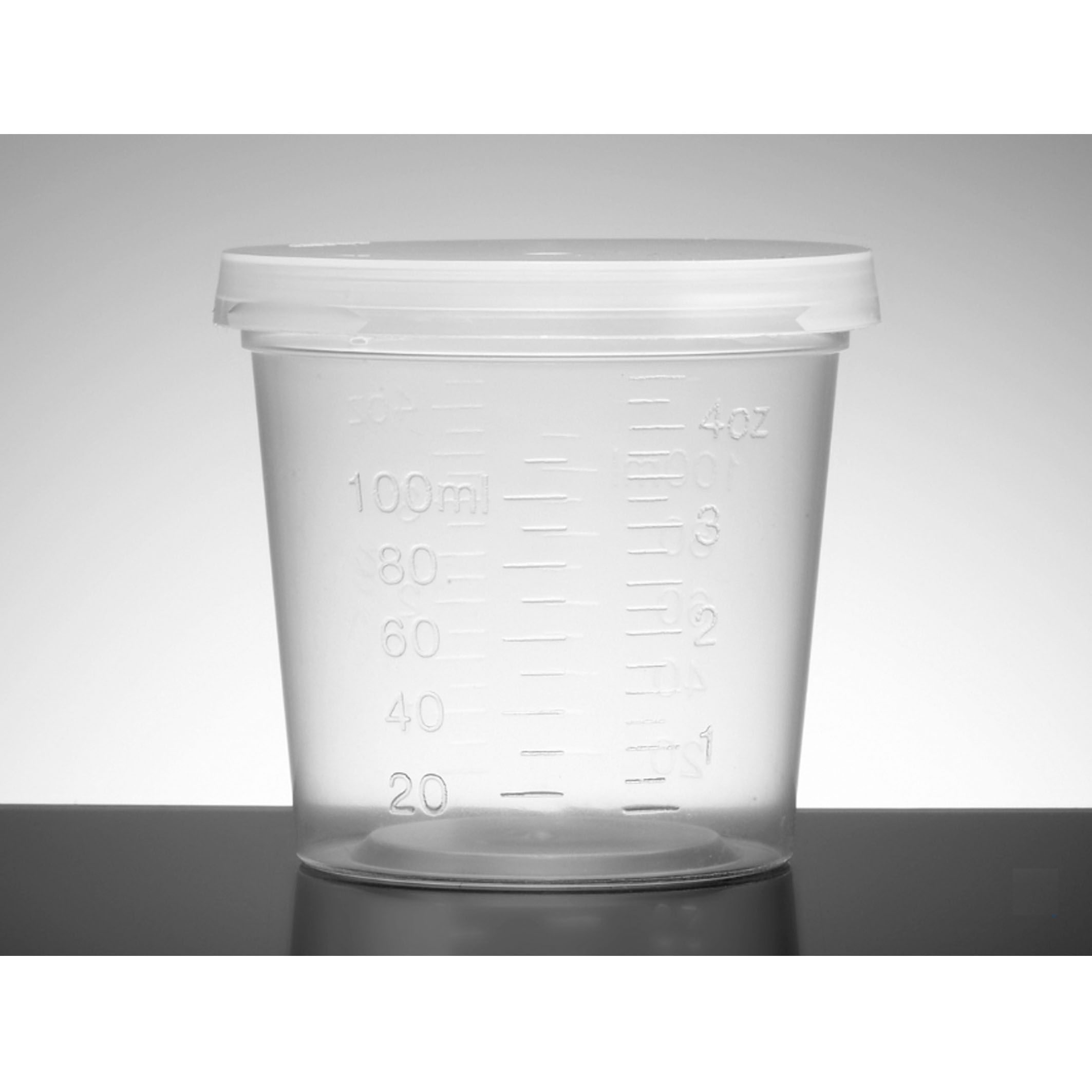 Falcon 354013取精杯110ml聚丙烯，带盖，4.5盎司（110毫升），单独包装，无菌