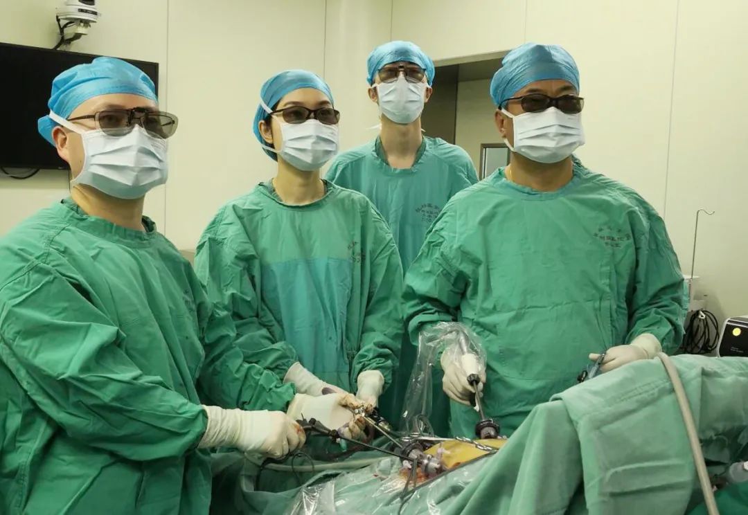 桂林医学院附属医院完成腹腔镜下保留脾脏的胰腺体尾部切除术