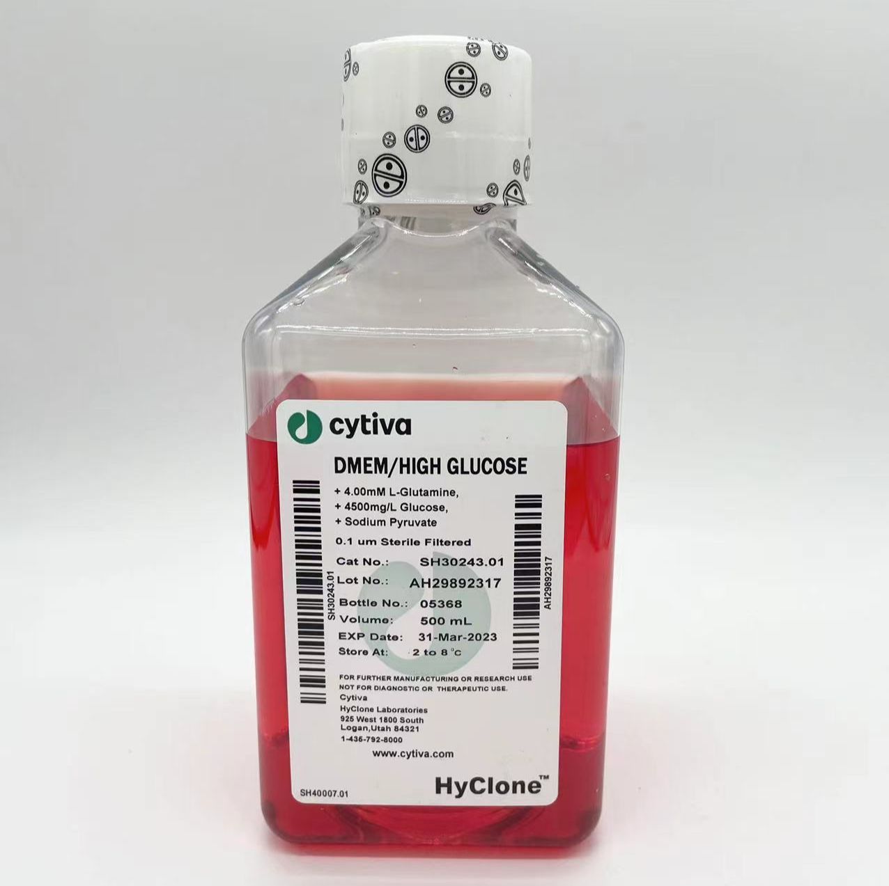 Hyclone【 SH30243.01】DMEM高糖