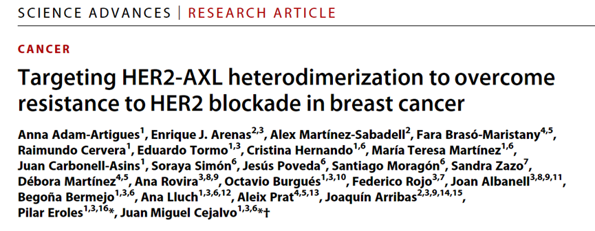 肿瘤免疫逃逸与药物耐受的关键信号通路：GAS6-AXL