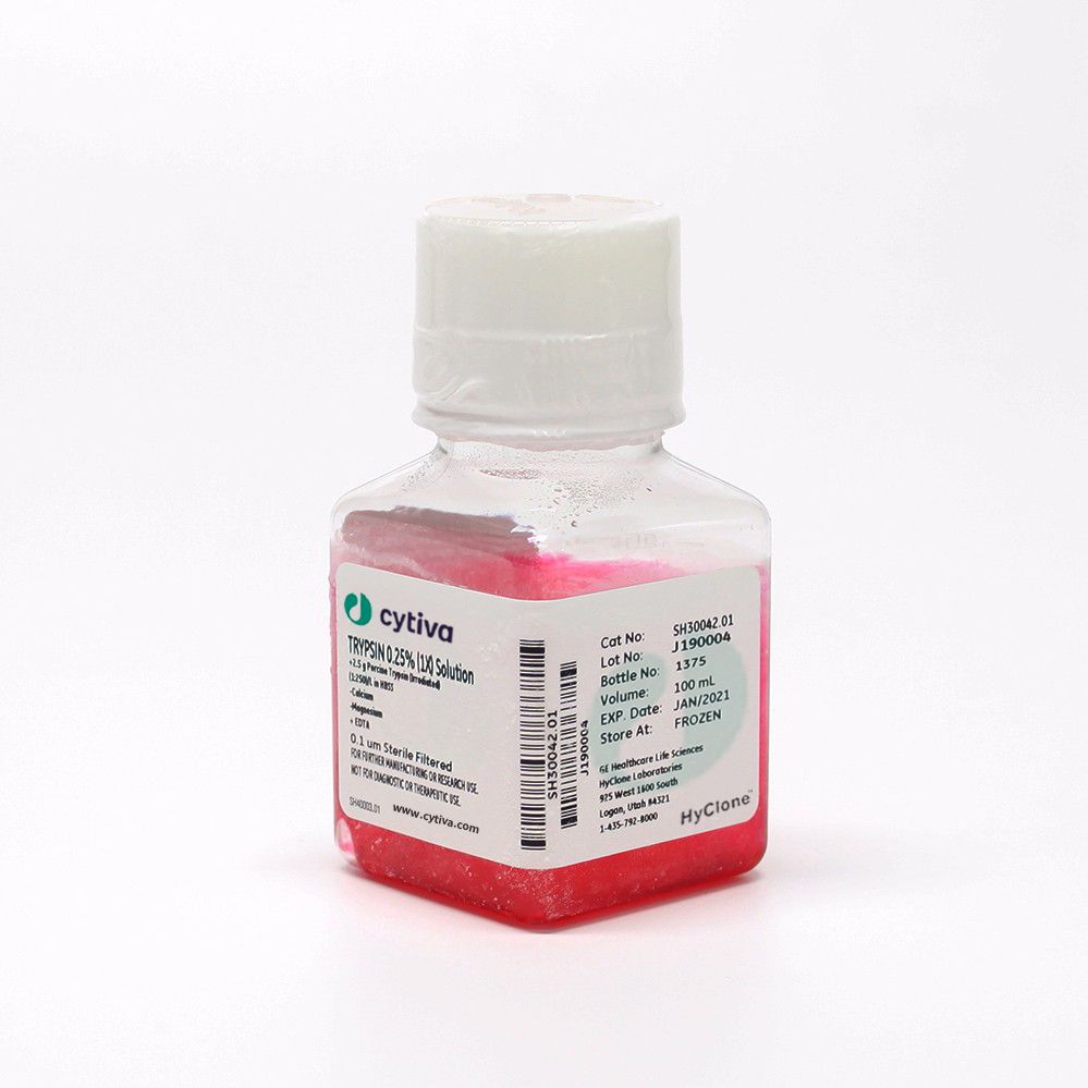 特價：胰蛋白酶-EDTA消化液(0.25%)含酚紅|胰酶