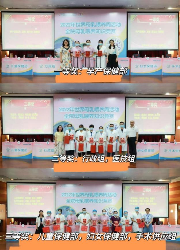 母乳喂养周系列活动——江门市妇幼保健院成功举办母乳喂养知识竞赛