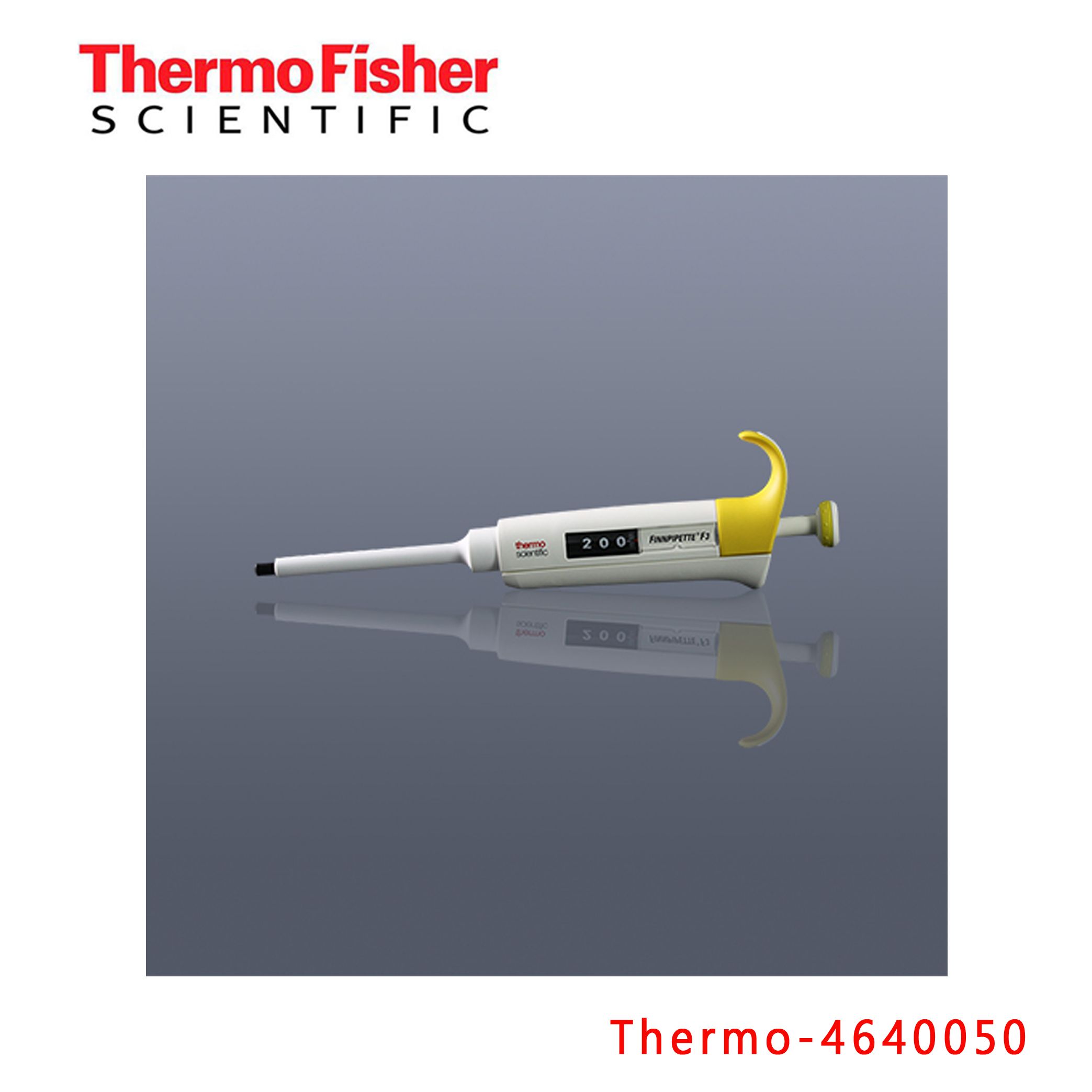  赛默飞Thermo 4640050 F3单道可调移液器,半支消毒，20-200ul