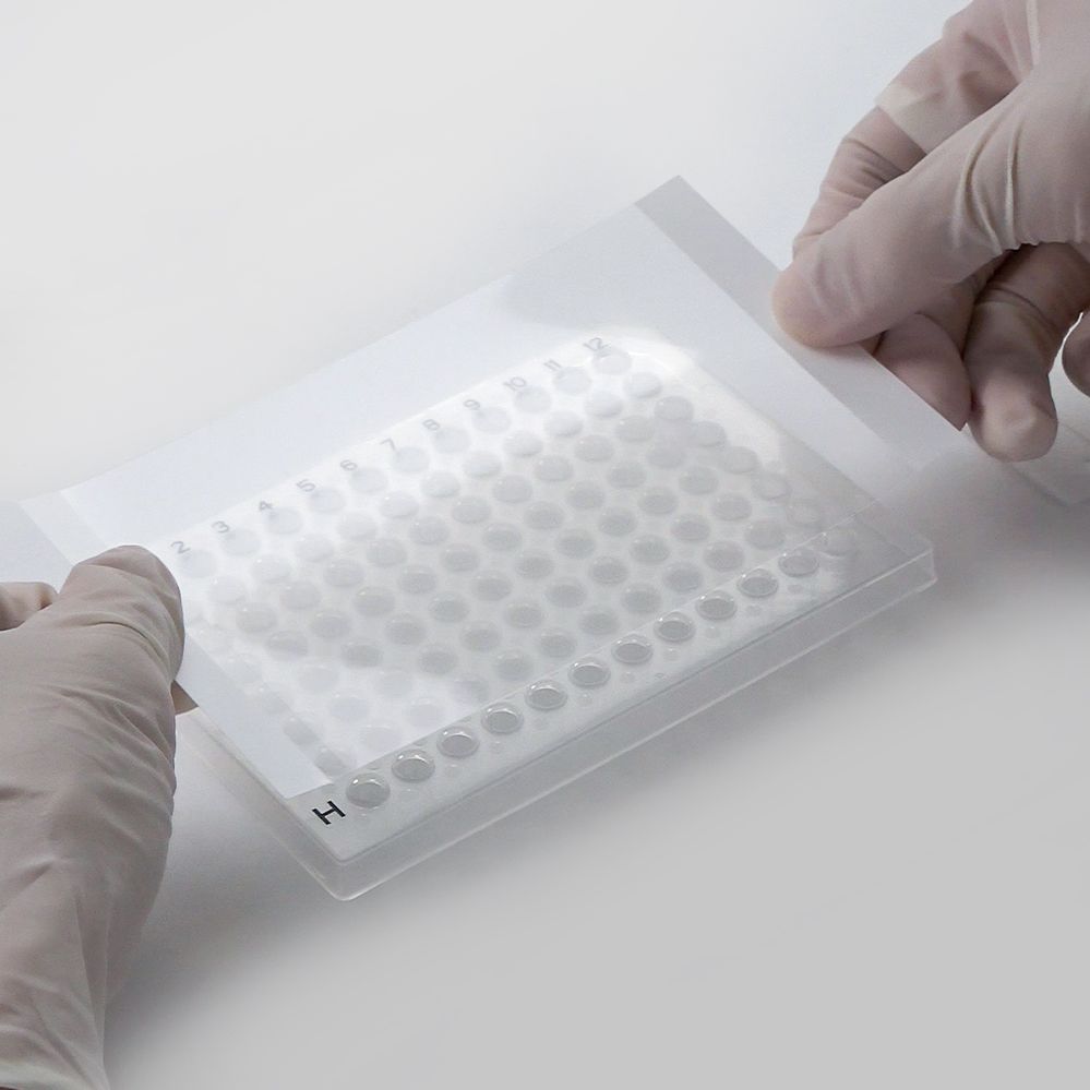 荧光定量PCR检测96深孔板 QPCR透明密封膜