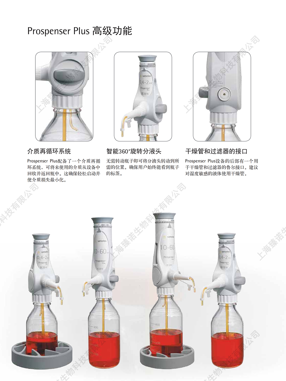 赛多利斯 Prospenser Plus 瓶口分液器 0.4