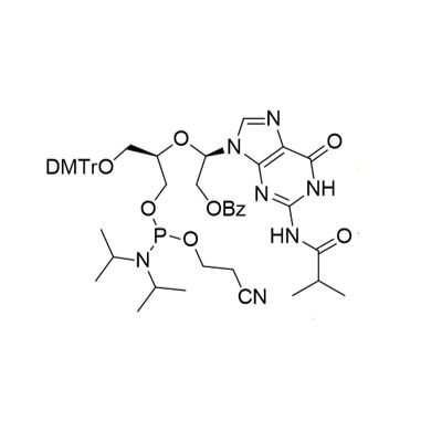 UNA-G(iBu) phosphoramidite【N2-isobutyryl-5'-(4,4'-dimethoxytrityl)-2'-benzoyl-2',3'-seco-guanosine-3’-cyanoethyl 】