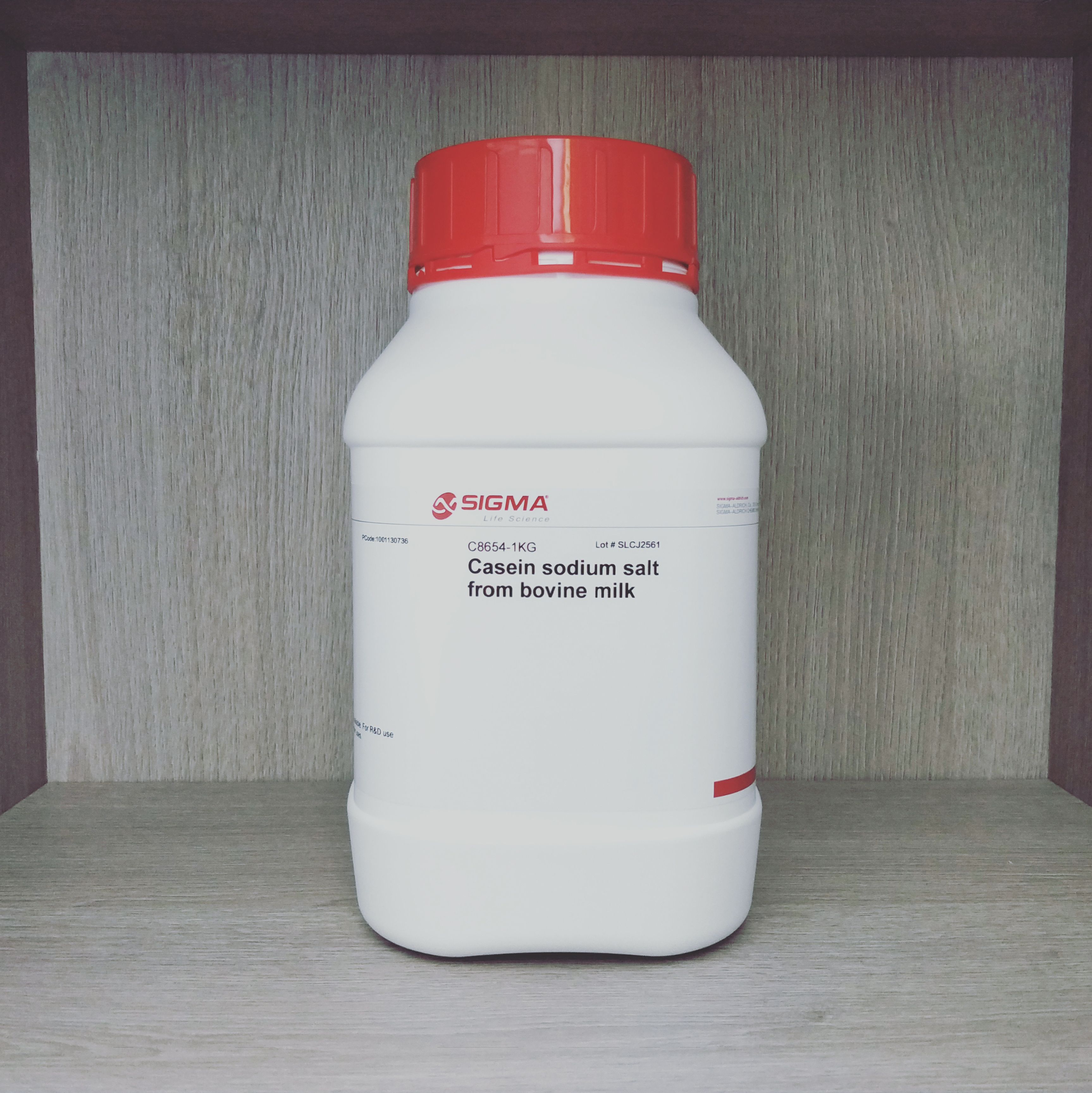 Sigma货号:C8654-1KG,酪蛋白 钠盐 来源于牛奶,CAS:9005-46-3