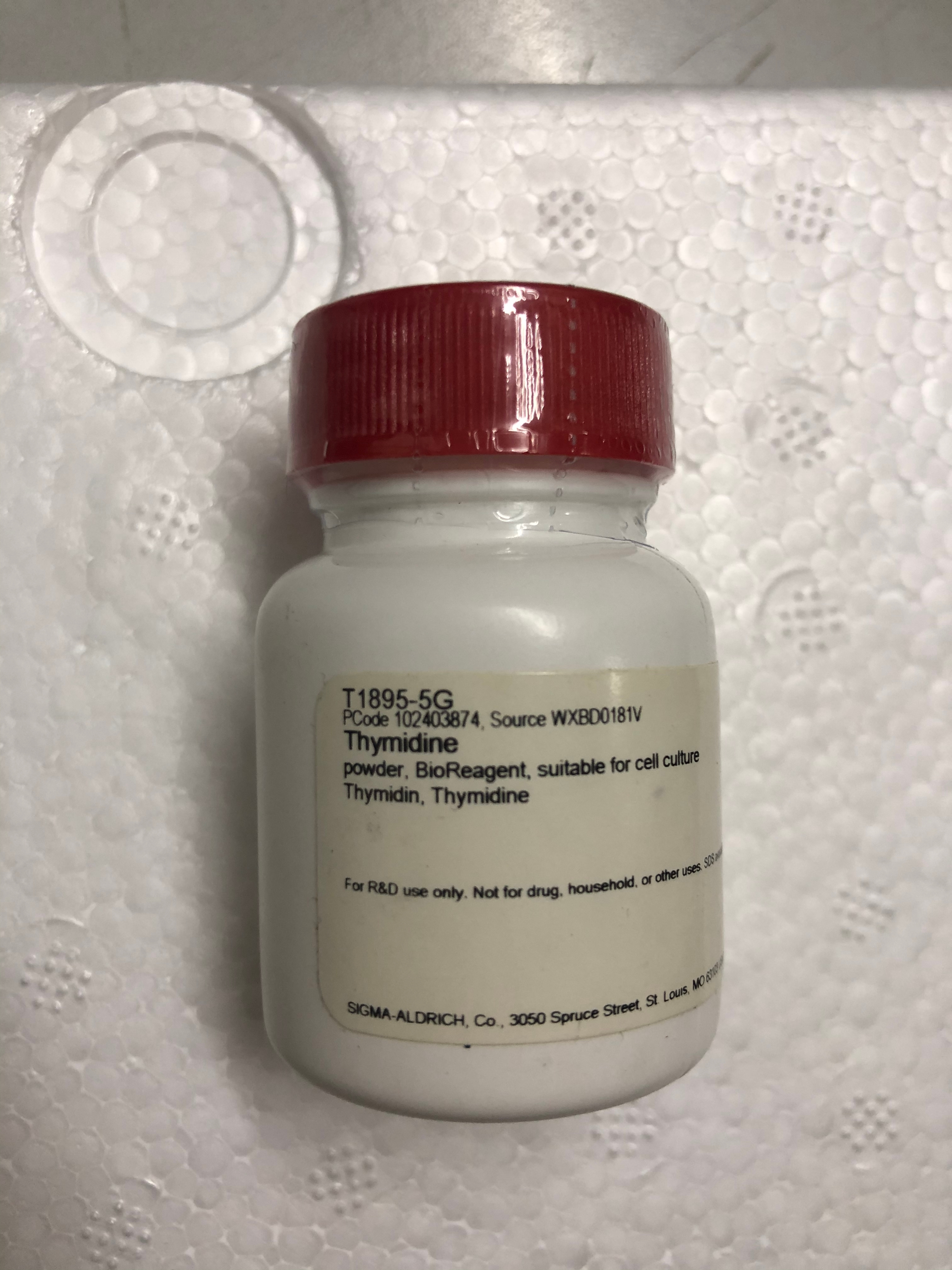 热销Sigma货号T1895-10g胸苷Thymidine上