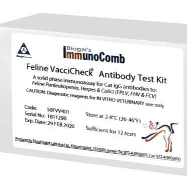 猫瘟/猫鼻支/猫杯状病毒三联检测试剂盒(比色)