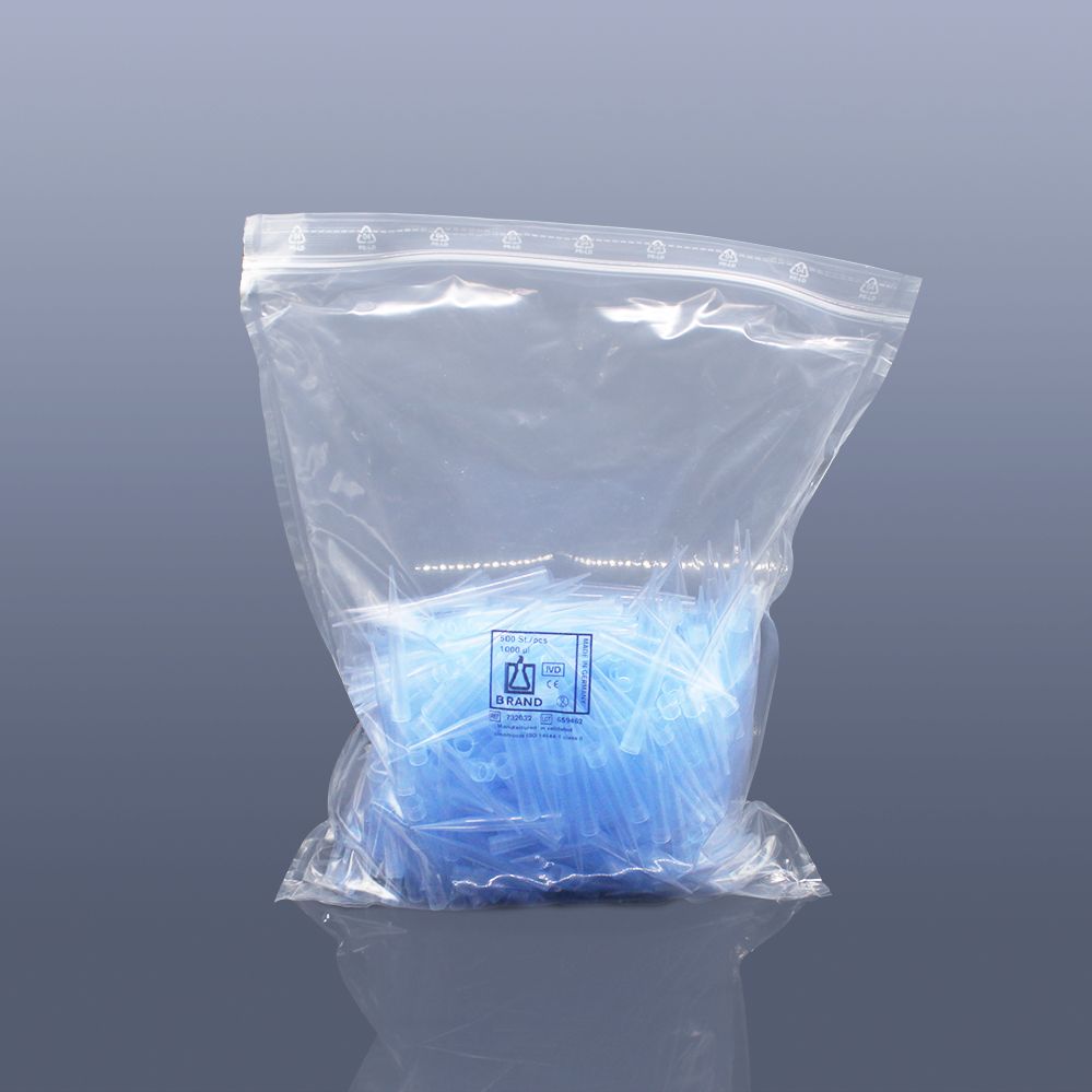 Brand 732032 散装移液器吸头 PP材质 50-1000ul 蓝色 未灭菌，500个/包