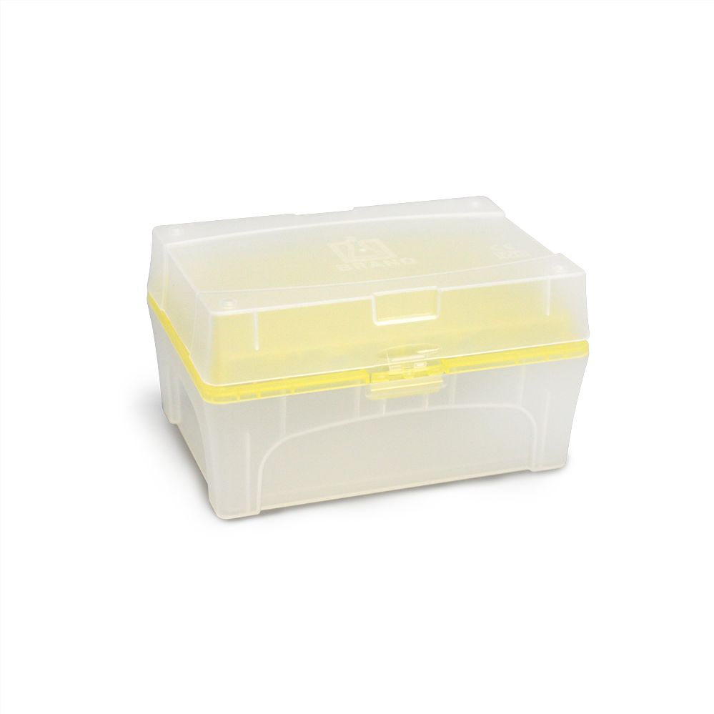 Brand 732992 TipBox吸头盒， 空盒， 含黄色吸头盒托架，适用于200μl的吸头
