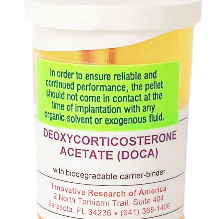 醋酸皮质酮缓释片  DEOXYCORTICOSTERONE ACETATE (DOCA) 缓释药片  SM-121 