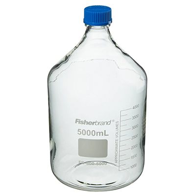 Fisherbrand 蓝盖玻璃试剂瓶 容量5000mL 1个/盒 FB8005000