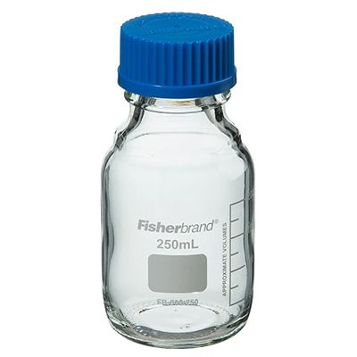 Fisherbrand 蓝盖玻璃试剂瓶 容量250mL 10个/盒 FB800250