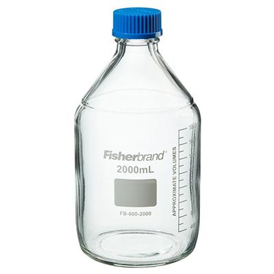 Fisherbrand 蓝盖玻璃试剂瓶 容量2000mL 1个/盒 FB8002000