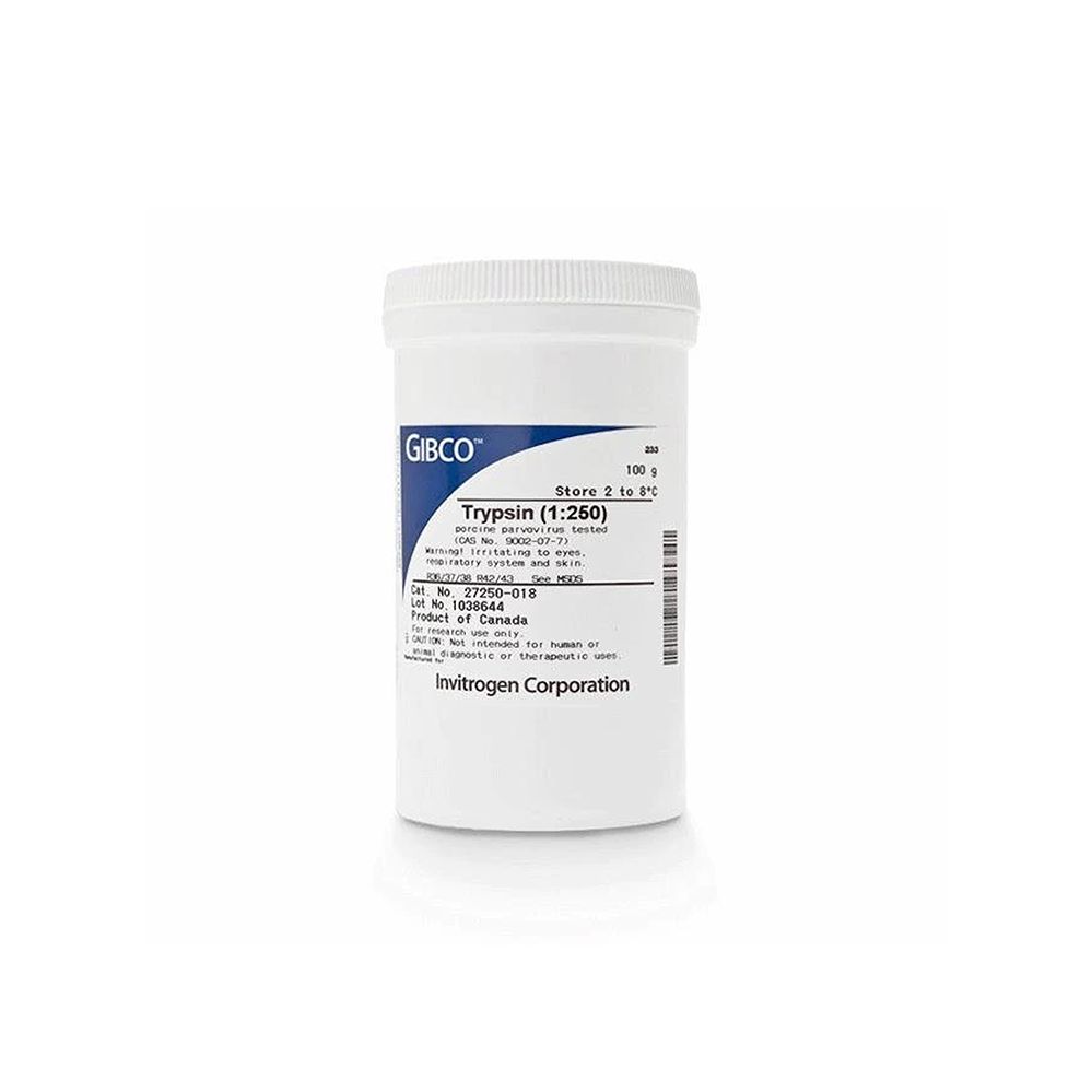 Invitrogen 27250-018 胰蛋白酶 (1-250)，100g