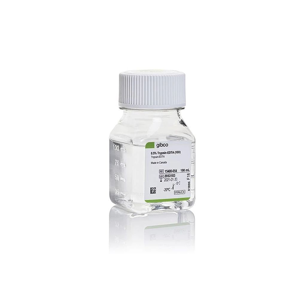 Invitrogen 15400-054 胰酶细胞消化液(0.5%胰酶,含EDTA,含酚红),100ml/瓶价格_品牌:Invitrogen -丁香通