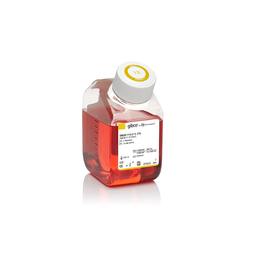 Invitrogen 11330-032 DMEM/F-12 培养基（含L-谷氨酰胺、HEPES），500Ml/瓶