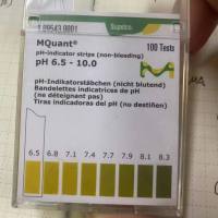 Supelco货号1.09543.0001现货pH试纸(pH 6.5-10.0)pH指示条13611631389上海睿安生物